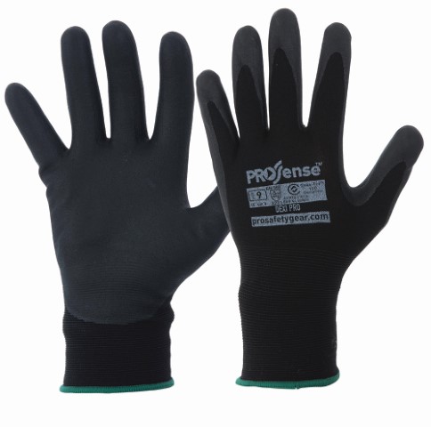 PRO GLOVE NITRILE DEXI-PRO BREATHABLE SIZE 7 - NYLON & LYCRA LINER